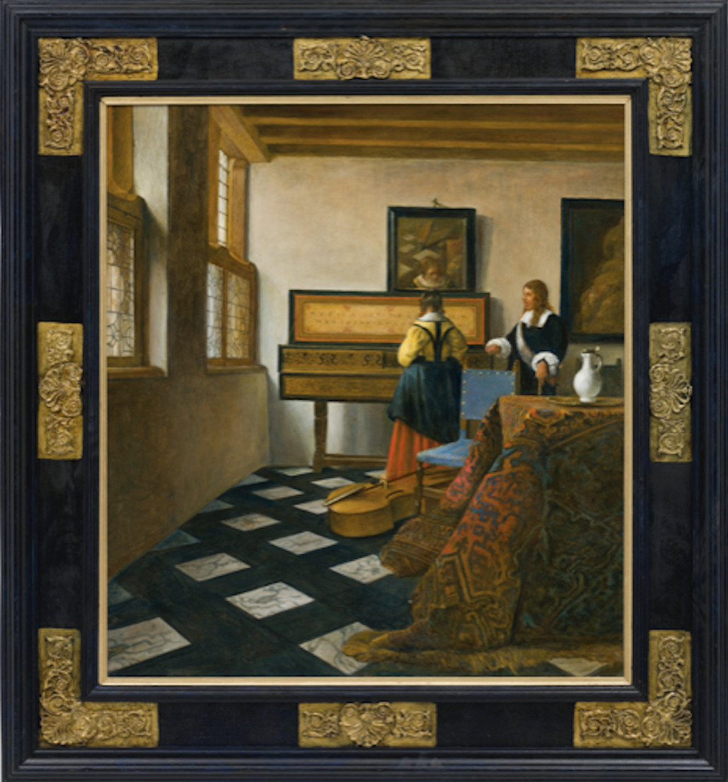 De Muziekles ( naar Vermeer)