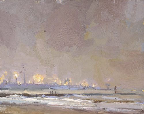 Seascape, ‘Fascinating lights at Dawn’