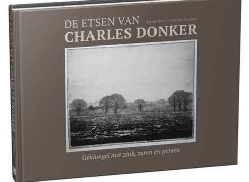 Charles Donker 80. Boek en etsen.