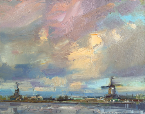 Landscape, Windmills Zaandam