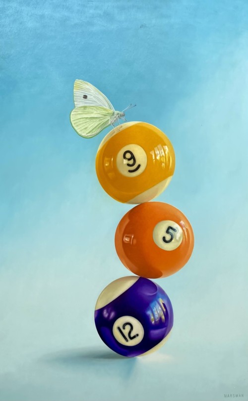 White Butterfly Balancing, one, nine & twelve