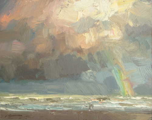 Seascape ‘Rainbow and Clouds’
