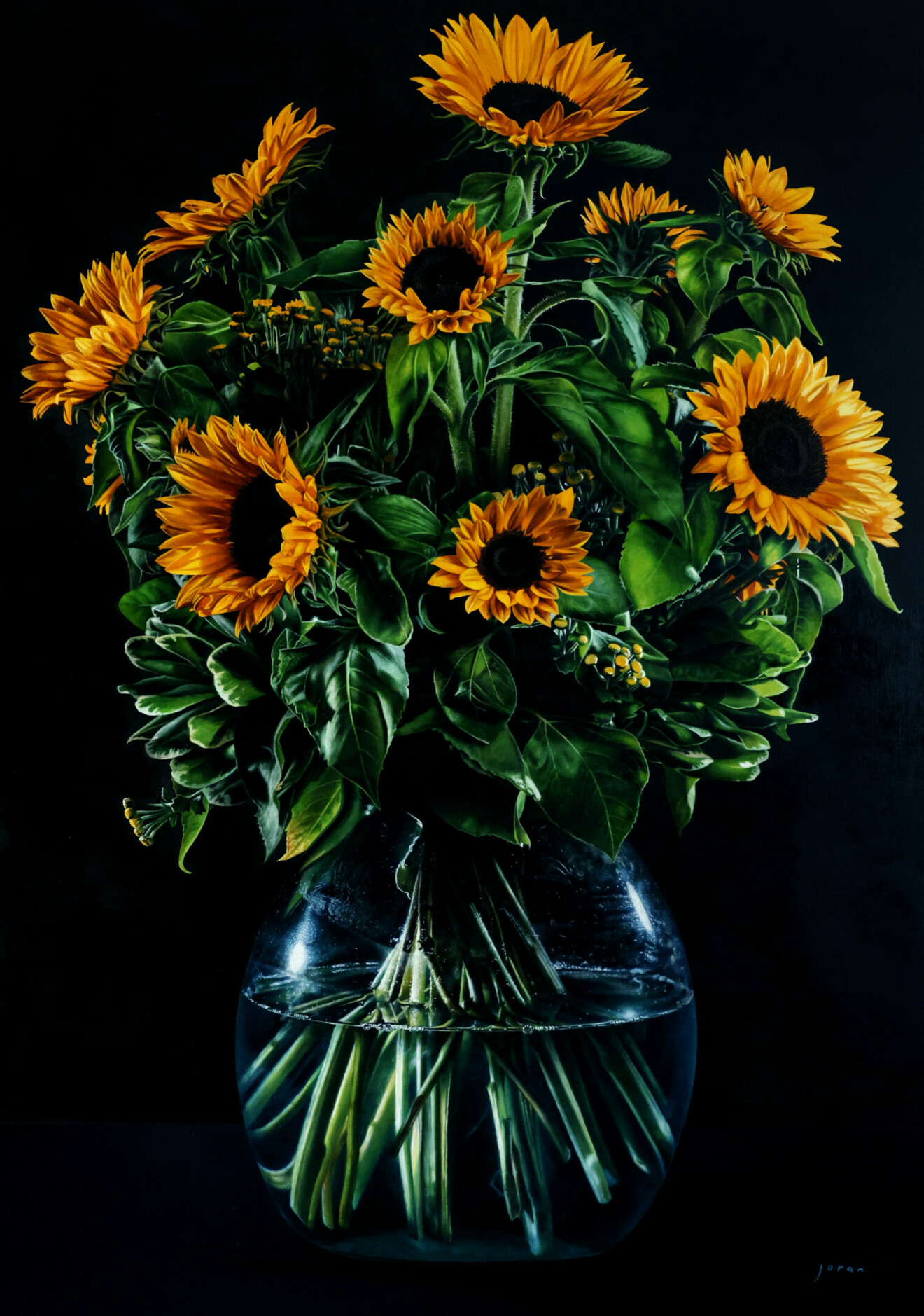joran-van-der-haar-zonnebloemen-olieverf-op-linnen-170x120cm-2021